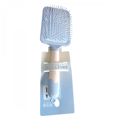 مشاطة بلاستيك عريضه يد مبسطة